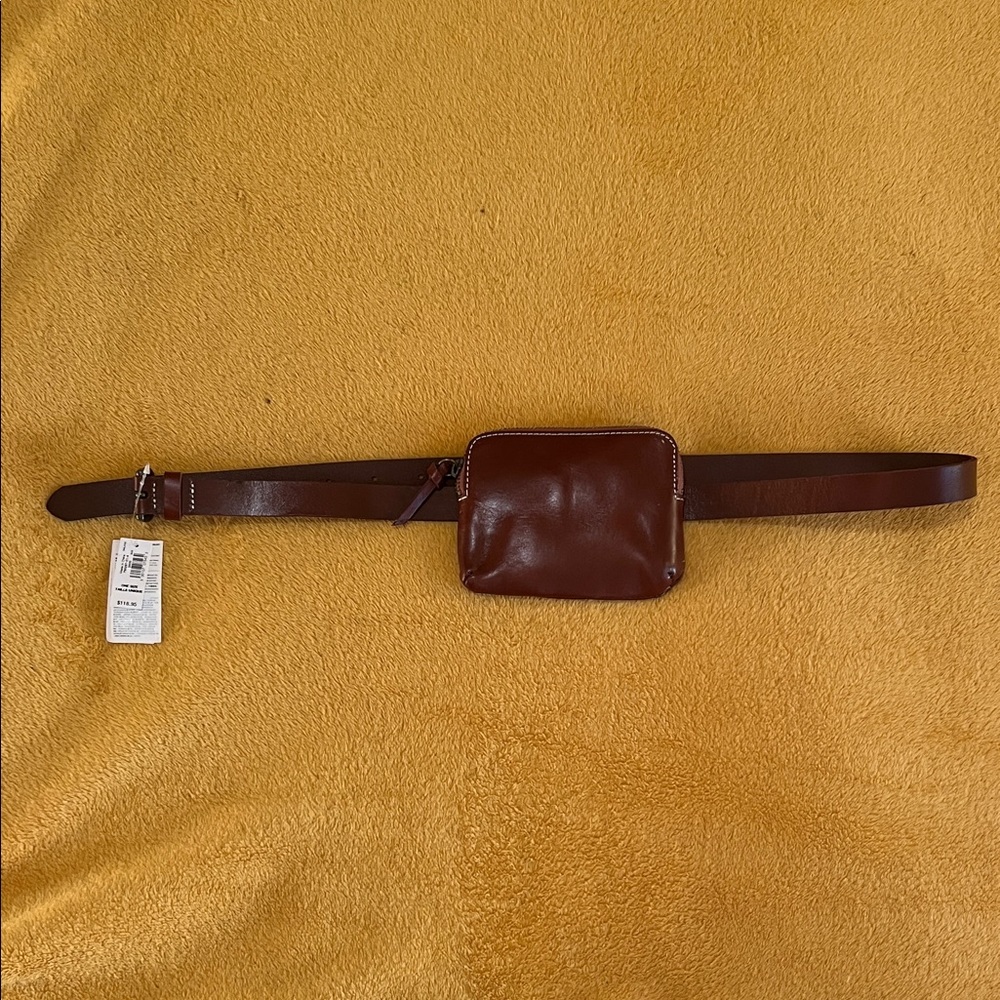 GAP Dark Brown Leather Belt Bag